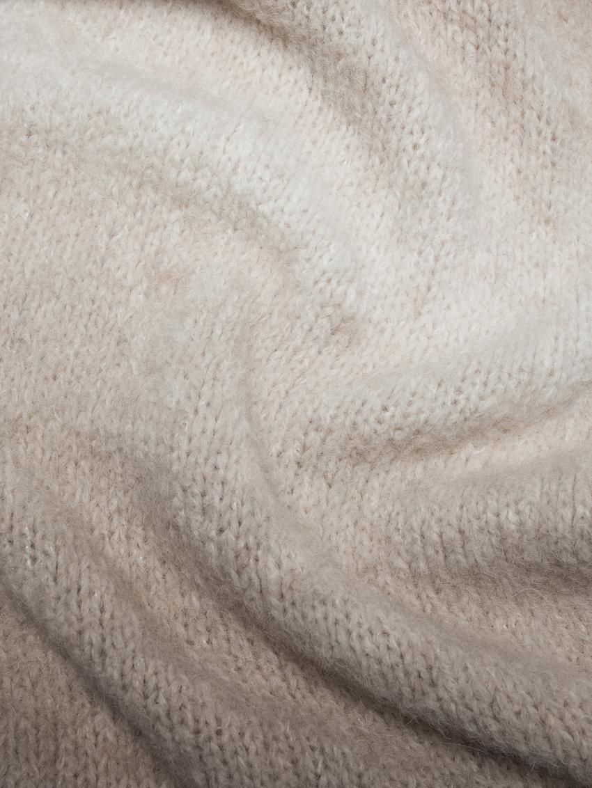 Massimo Dutti Alpaca Blend Women Scarf Cream | US-LE4865201