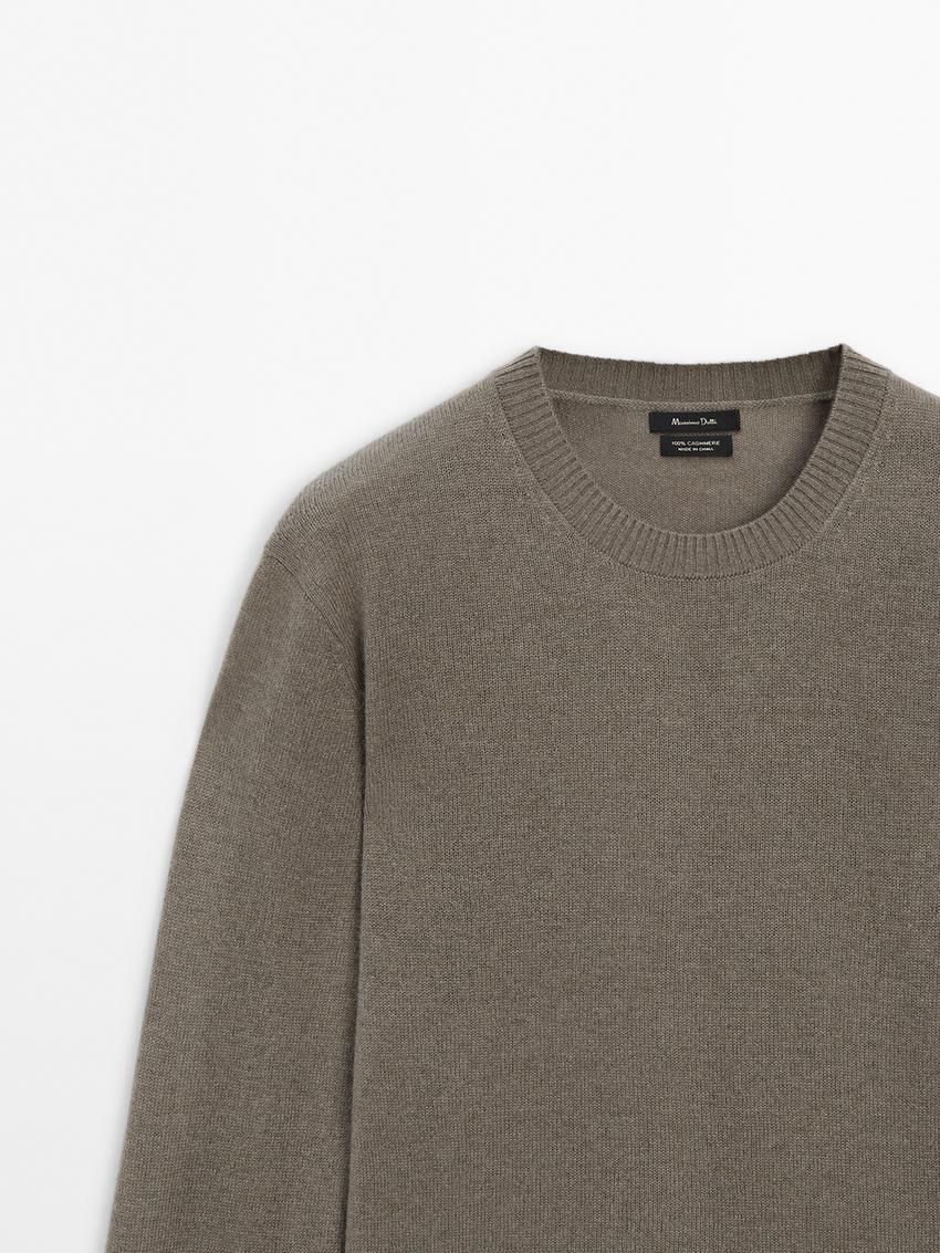 Massimo Dutti Cashmere Knitted Women Jumpers Khaki | US-RX3814629
