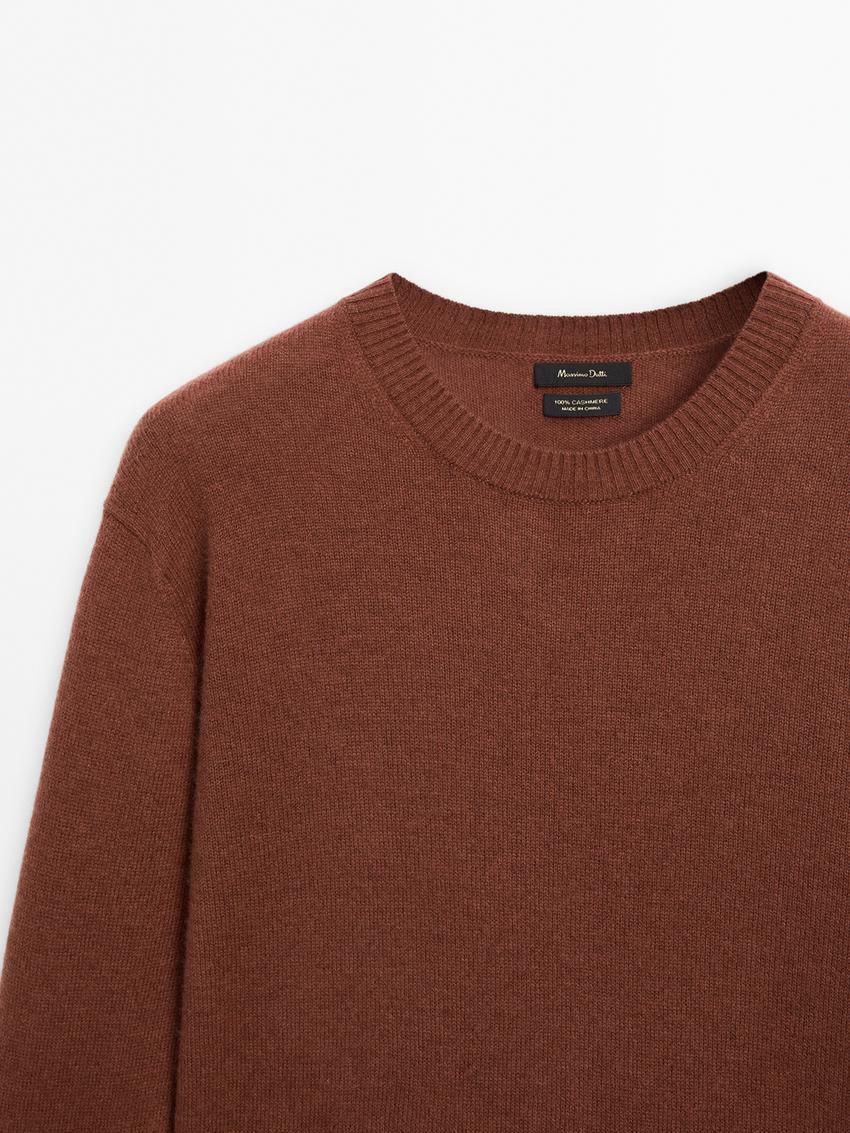Massimo Dutti Cashmere Knitted Women Jumpers Orange Brown | US-AE3984725