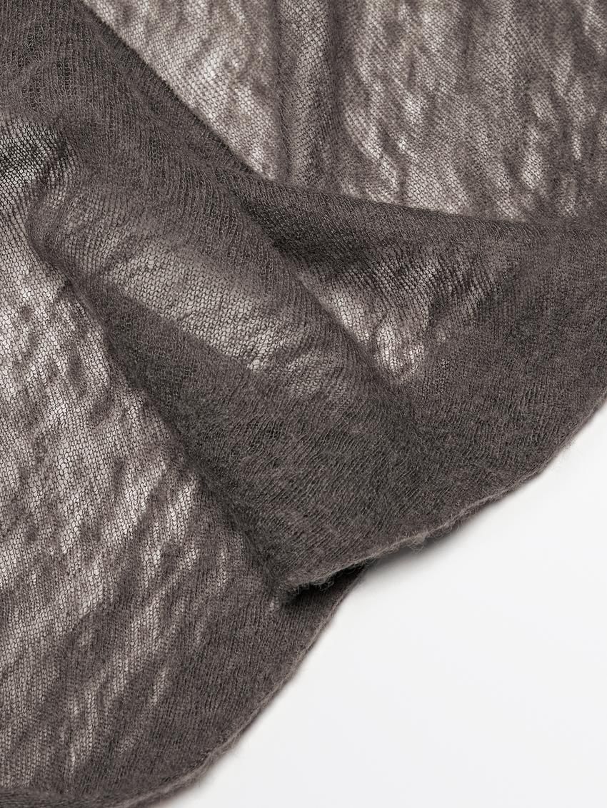 Massimo Dutti Cashmere With Melange Detail Women Scarf Brown Grey | US-DY1520684