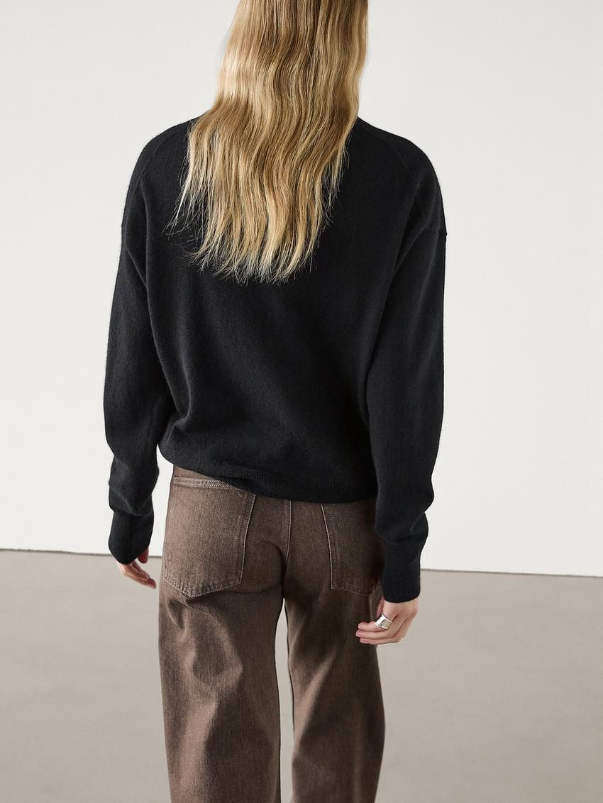 Massimo Dutti Cashmere Women Jumpers Black | US-PA8374601