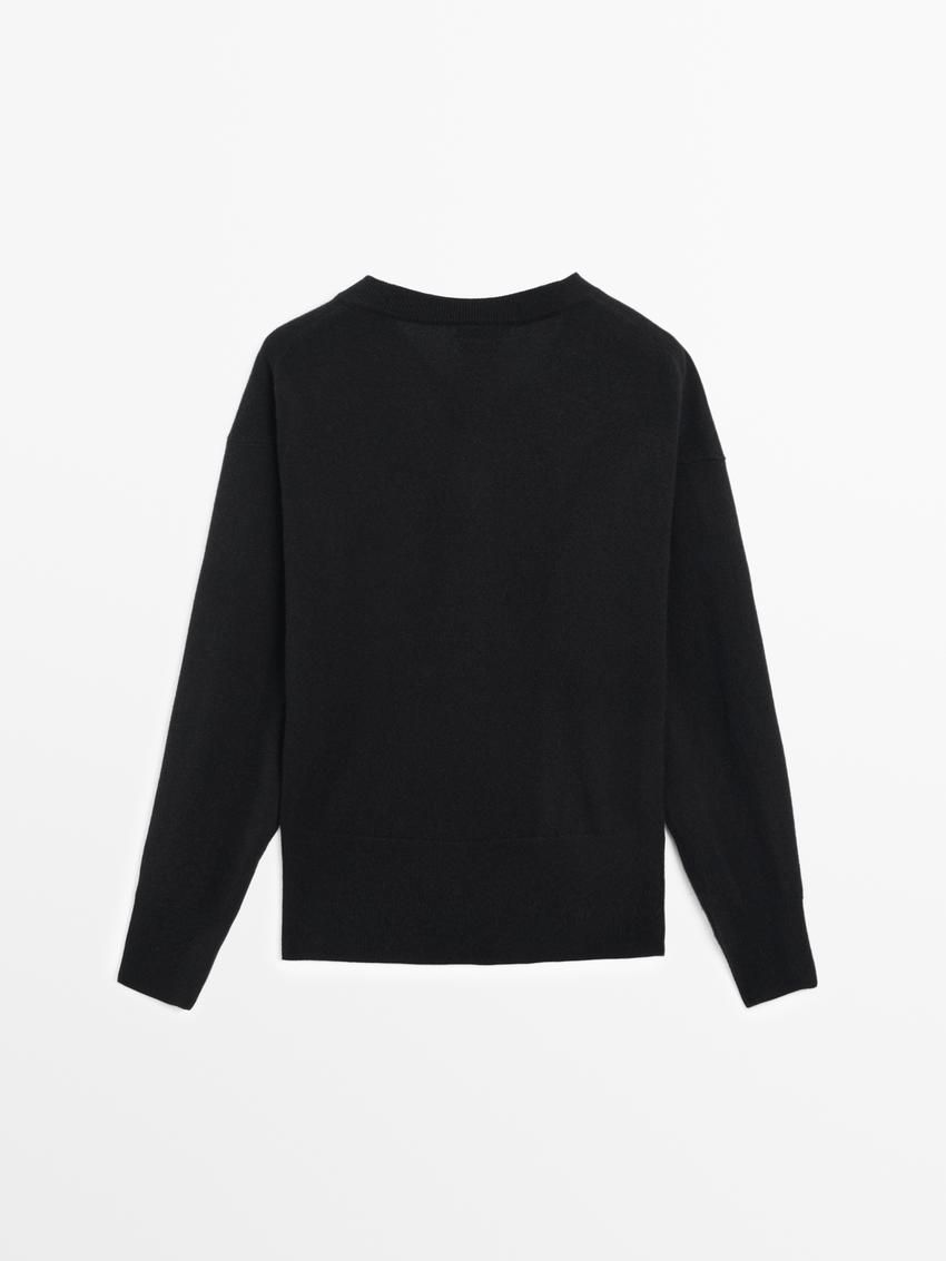 Massimo Dutti Cashmere Women Jumpers Black | US-PA8374601