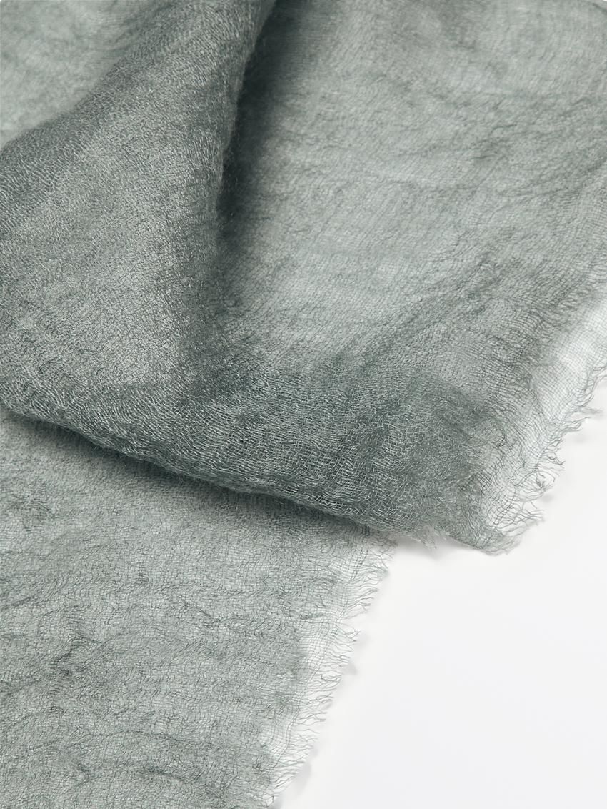 Massimo Dutti Cashmere Women Scarf Grey | US-UJ4135968
