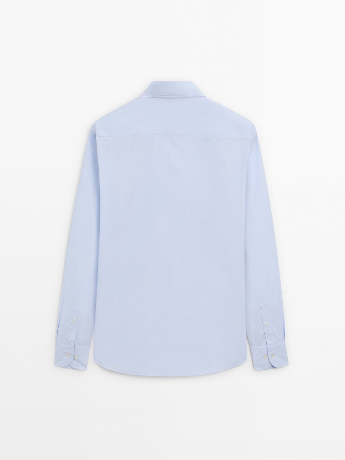 Massimo Dutti Cotton Striped Men Shirts Blue | US-KR0658417