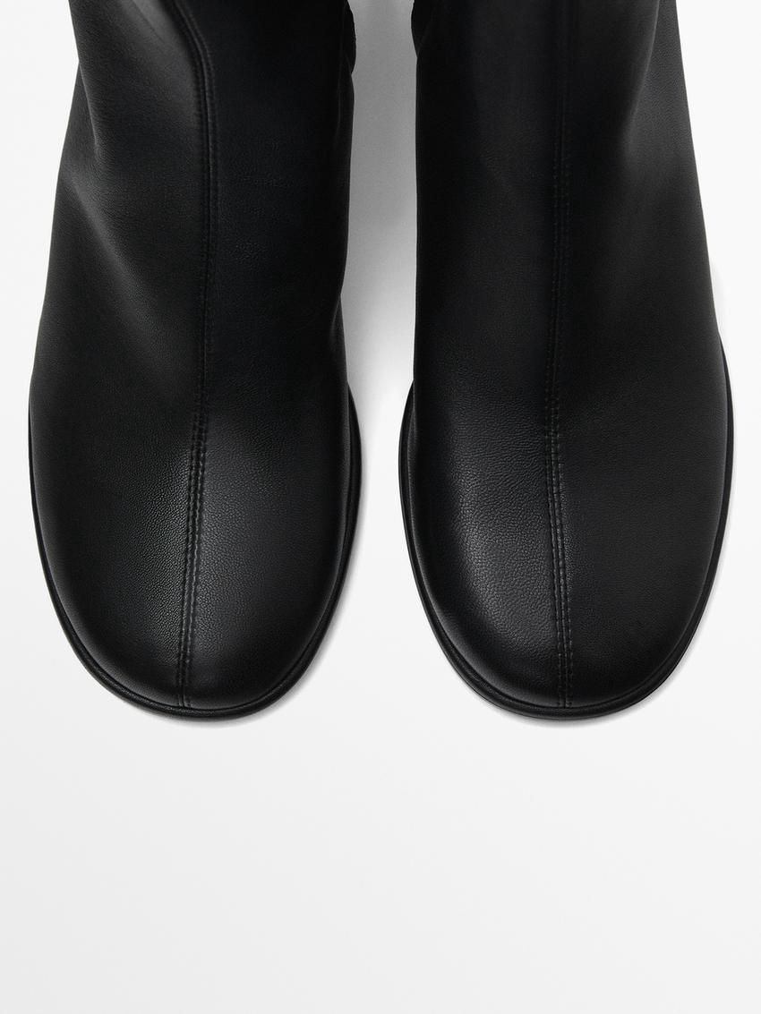 Massimo Dutti High-heel Women Ankle Boots Black | US-KQ1572034
