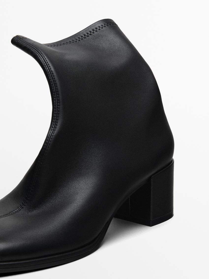 Massimo Dutti High-heel Women Ankle Boots Black | US-KQ1572034