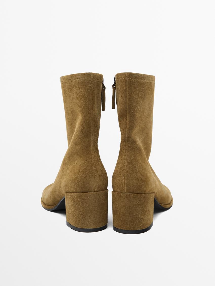Massimo Dutti High-heel Women Ankle Boots Brown | US-PK1720384