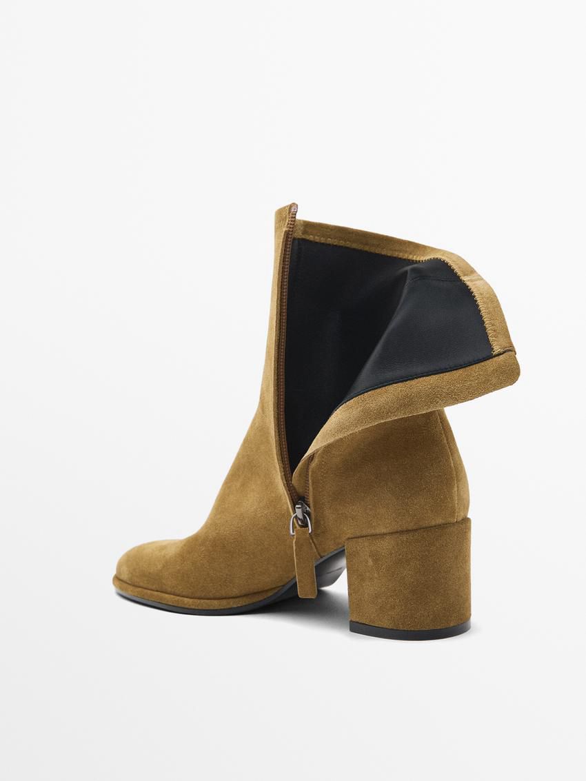 Massimo Dutti High-heel Women Ankle Boots Brown | US-PK1720384