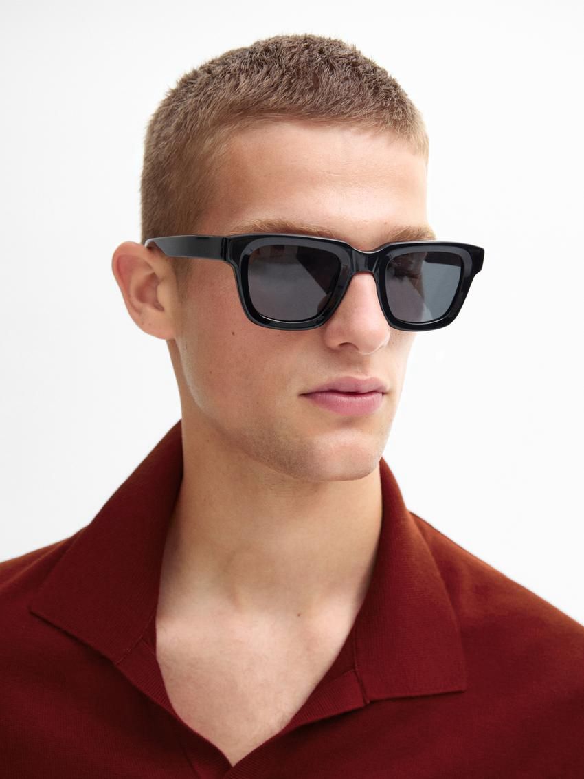Massimo Dutti Knit With Polo Collar Men Sweater Brown Red | US-PQ8945026