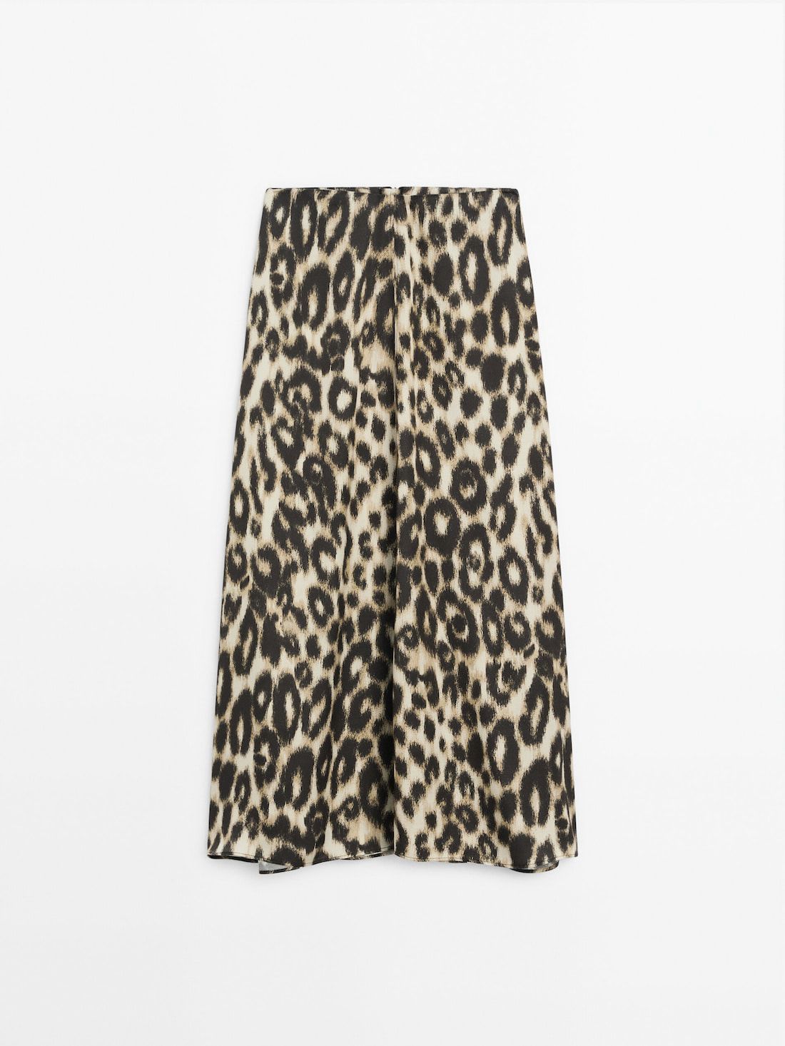 Massimo Dutti Long Animal Print Co-ord Women Skirts Leopard | US-ON6738125