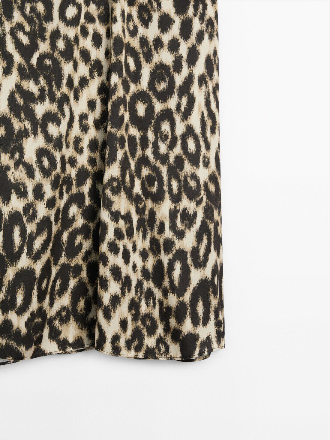 Massimo Dutti Long Animal Print Co-ord Women Skirts Leopard | US-ON6738125