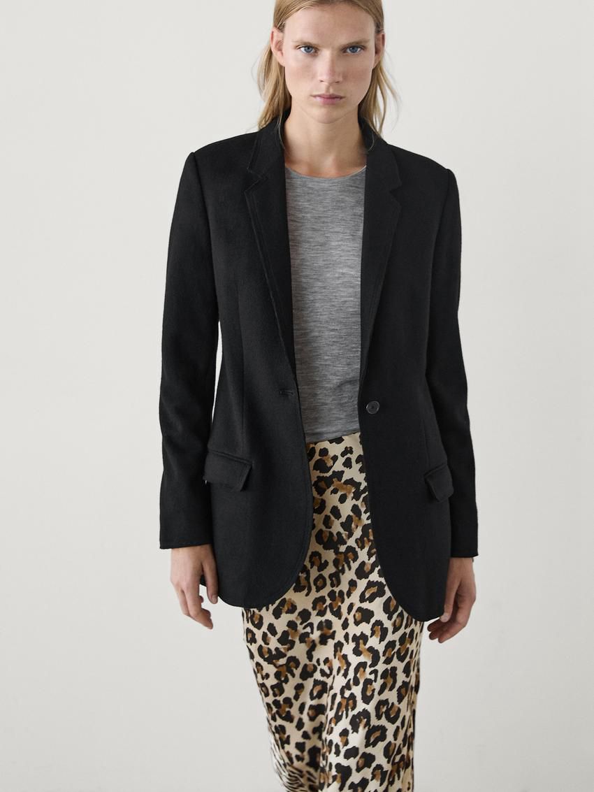 Massimo Dutti Long Animal Print Women Skirts Leopard | US-LD9514703