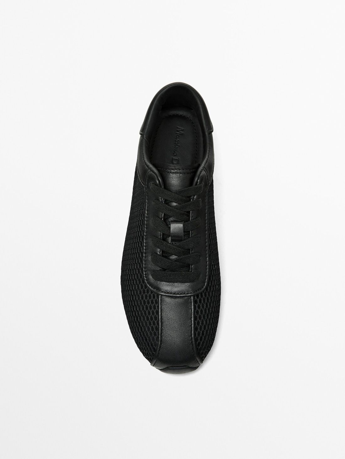 Massimo Dutti Mesh Women Sneakers Black | US-OE0486359