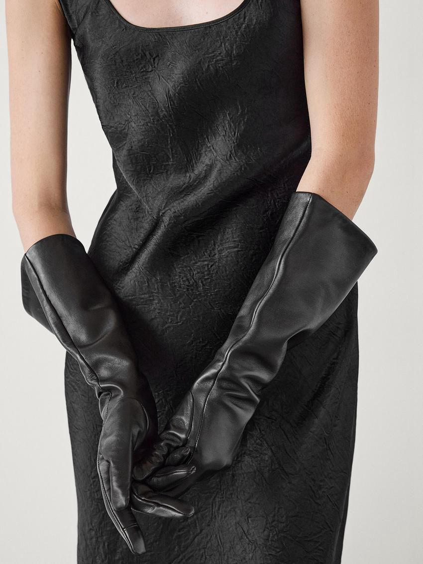Massimo Dutti Midi Slip Women Dress Black | US-VN4215086
