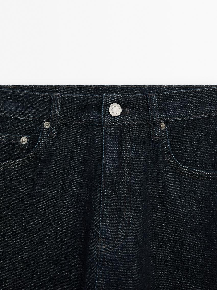 Massimo Dutti Mid-waist Skinny Fit Women Jeans Dark Blue | US-JB5196738