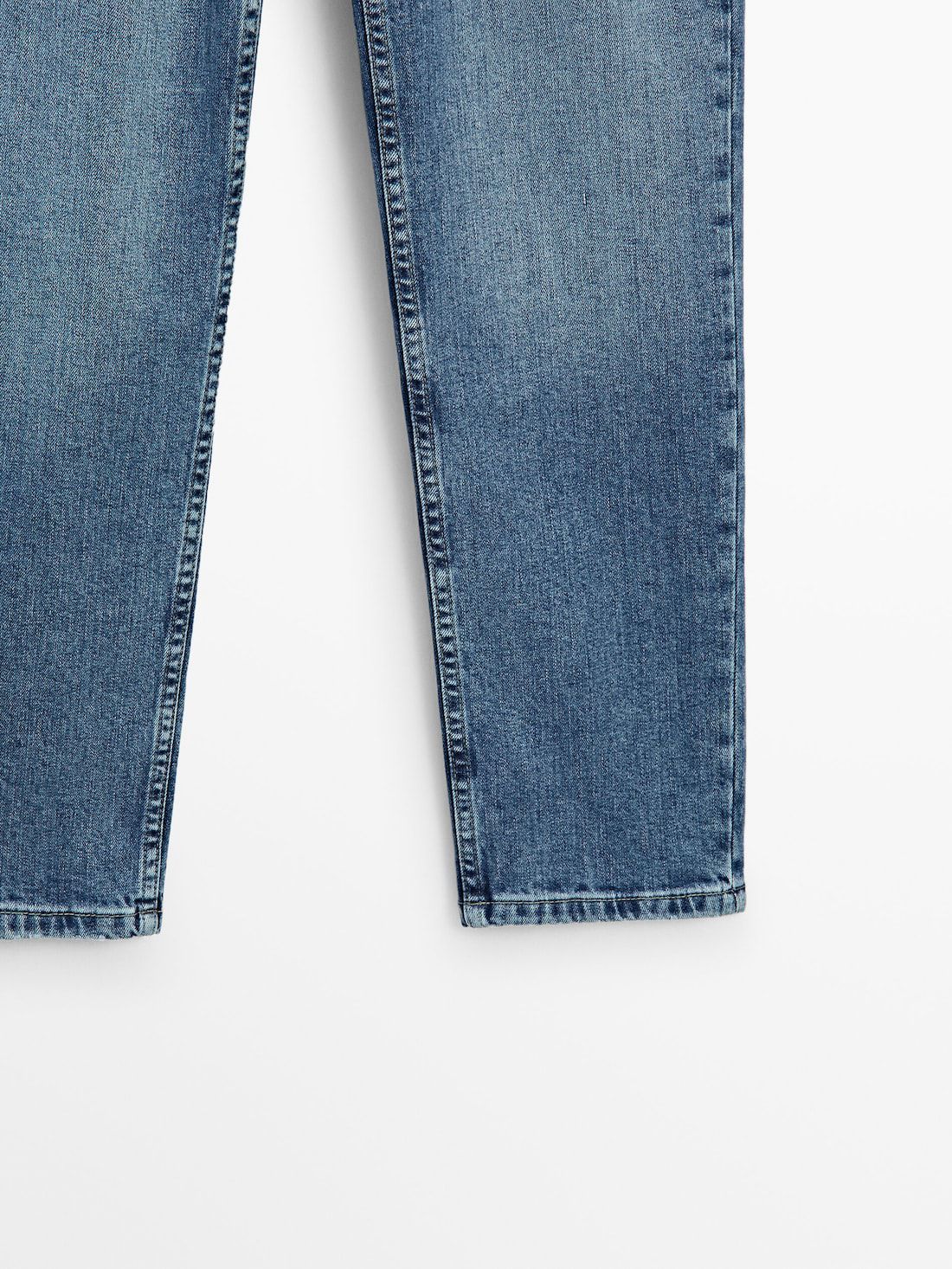 Massimo Dutti Mid-waist Slim-cropped-fit Women Jeans Blue | US-DU9486710