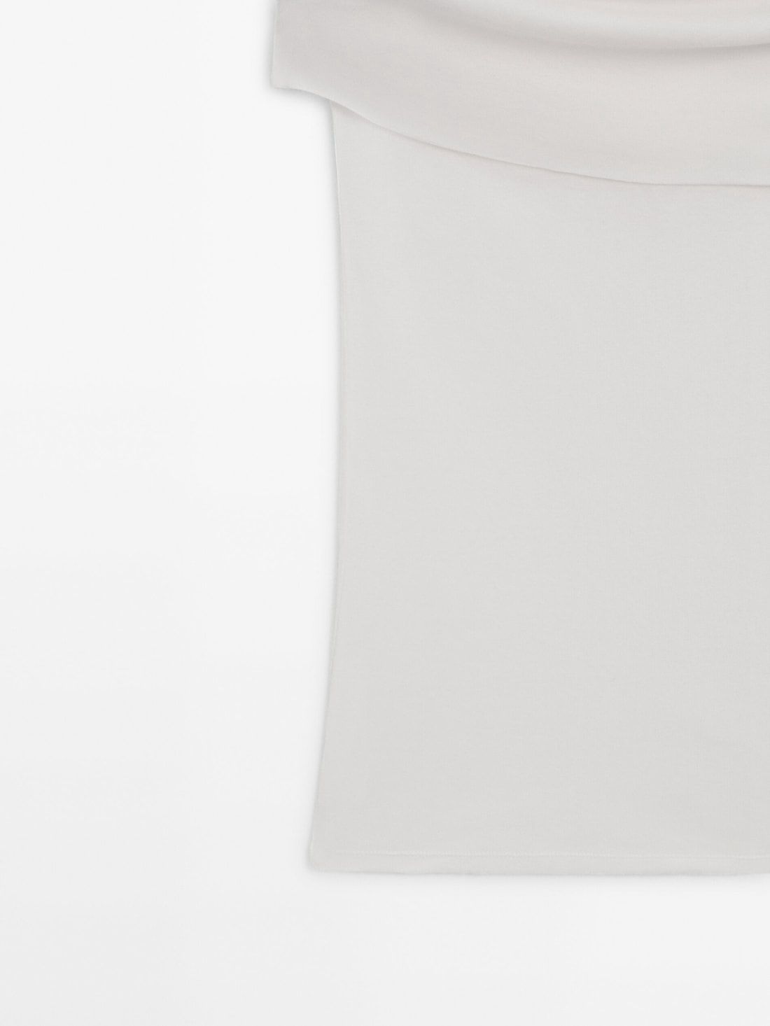 Massimo Dutti Off-the-shoulder Women Top Cream | US-XD4036791