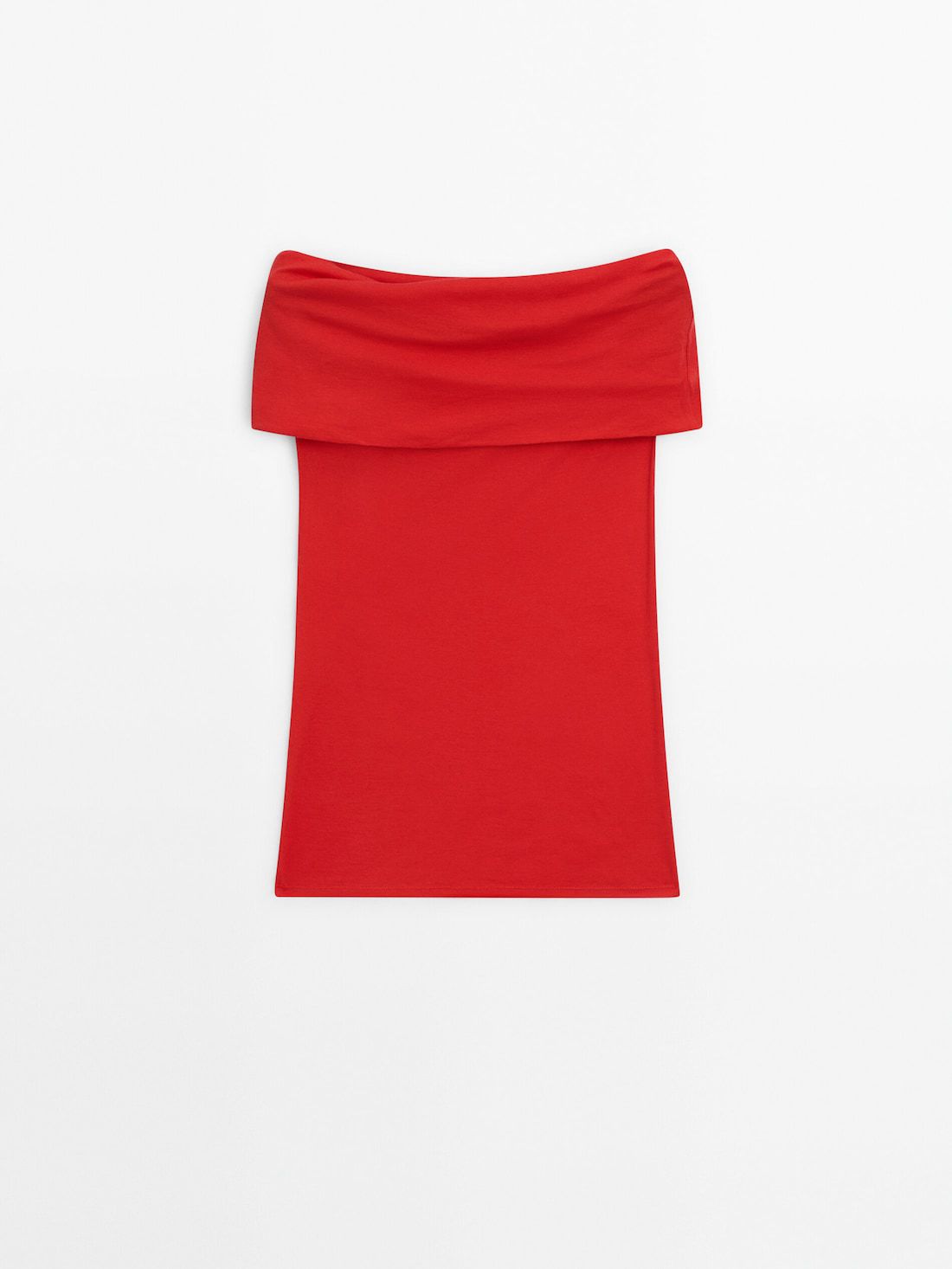 Massimo Dutti Off-the-shoulder Women Top Red | US-XE7091853