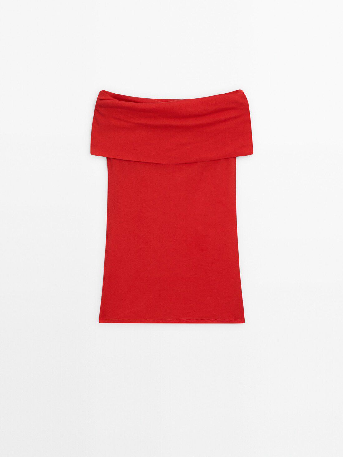 Massimo Dutti Off-the-shoulder Women Top Red | US-XE7091853