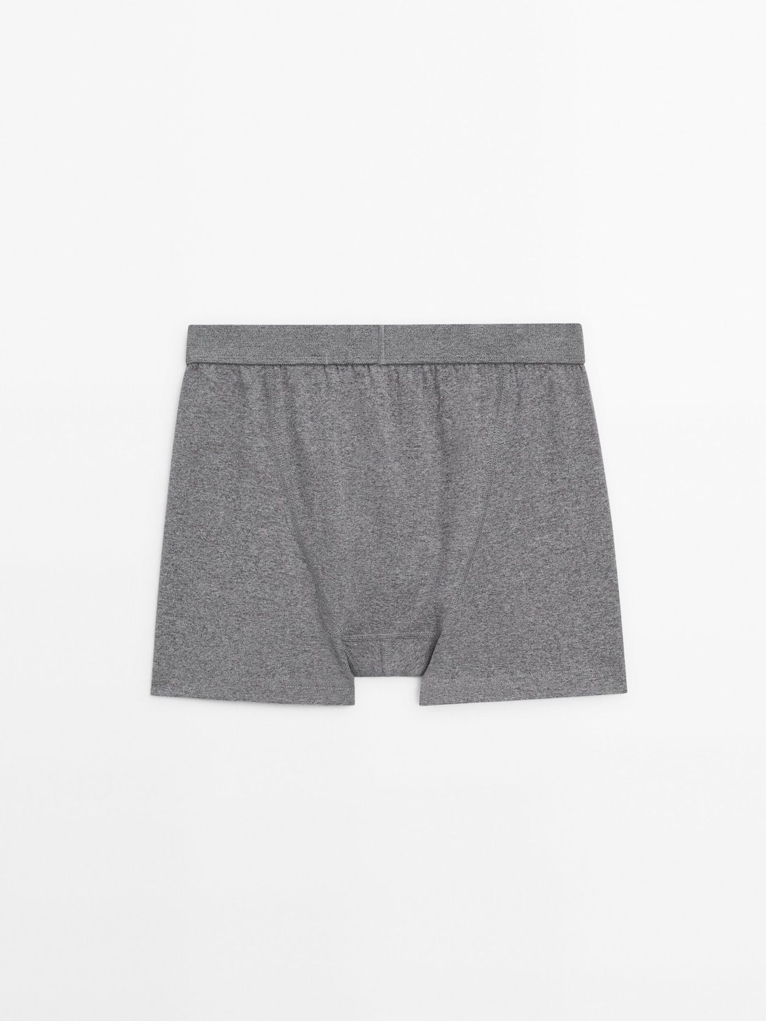 Massimo Dutti Plain Cotton Blend Men Underwear Grey | US-PZ5361289