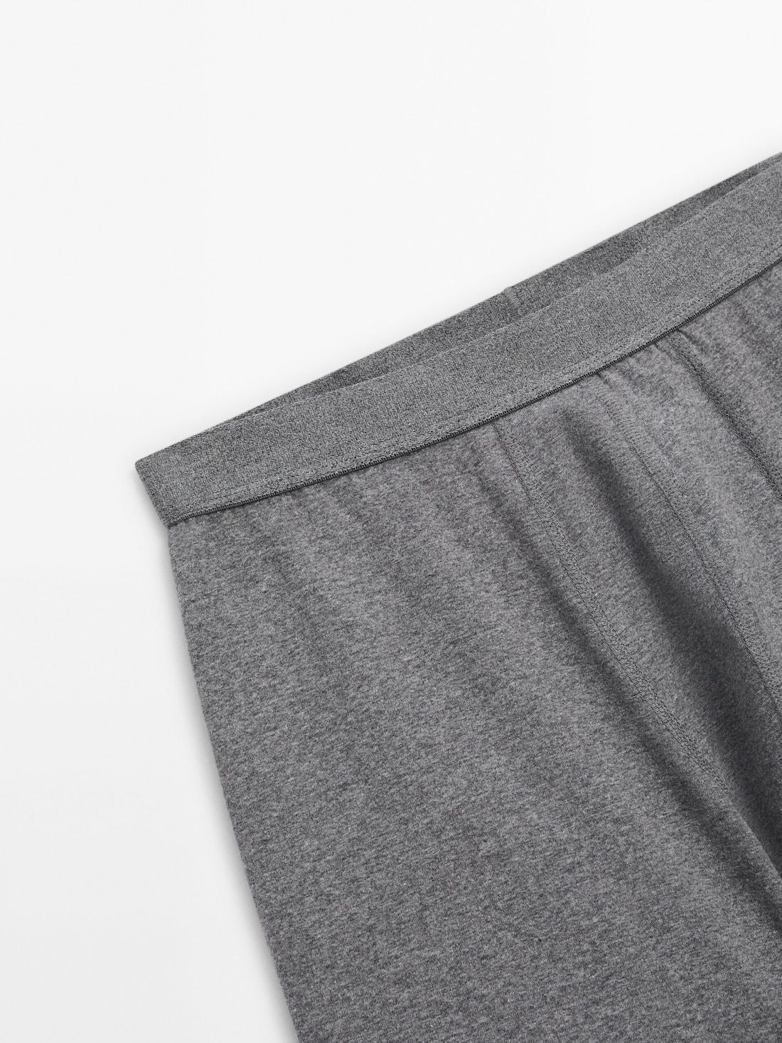 Massimo Dutti Plain Cotton Blend Men Underwear Grey | US-PZ5361289