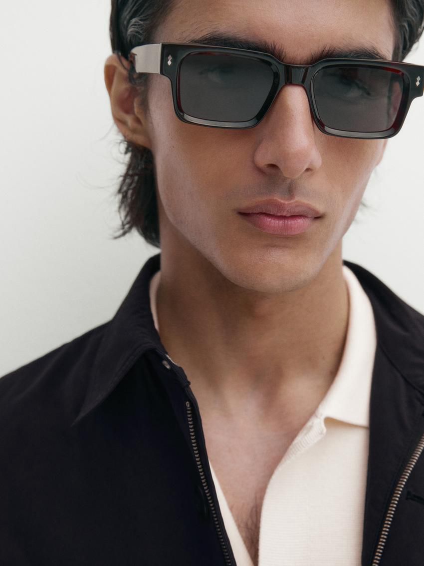 Massimo Dutti Pocket Details Men Jacket Navy | US-OY2189357