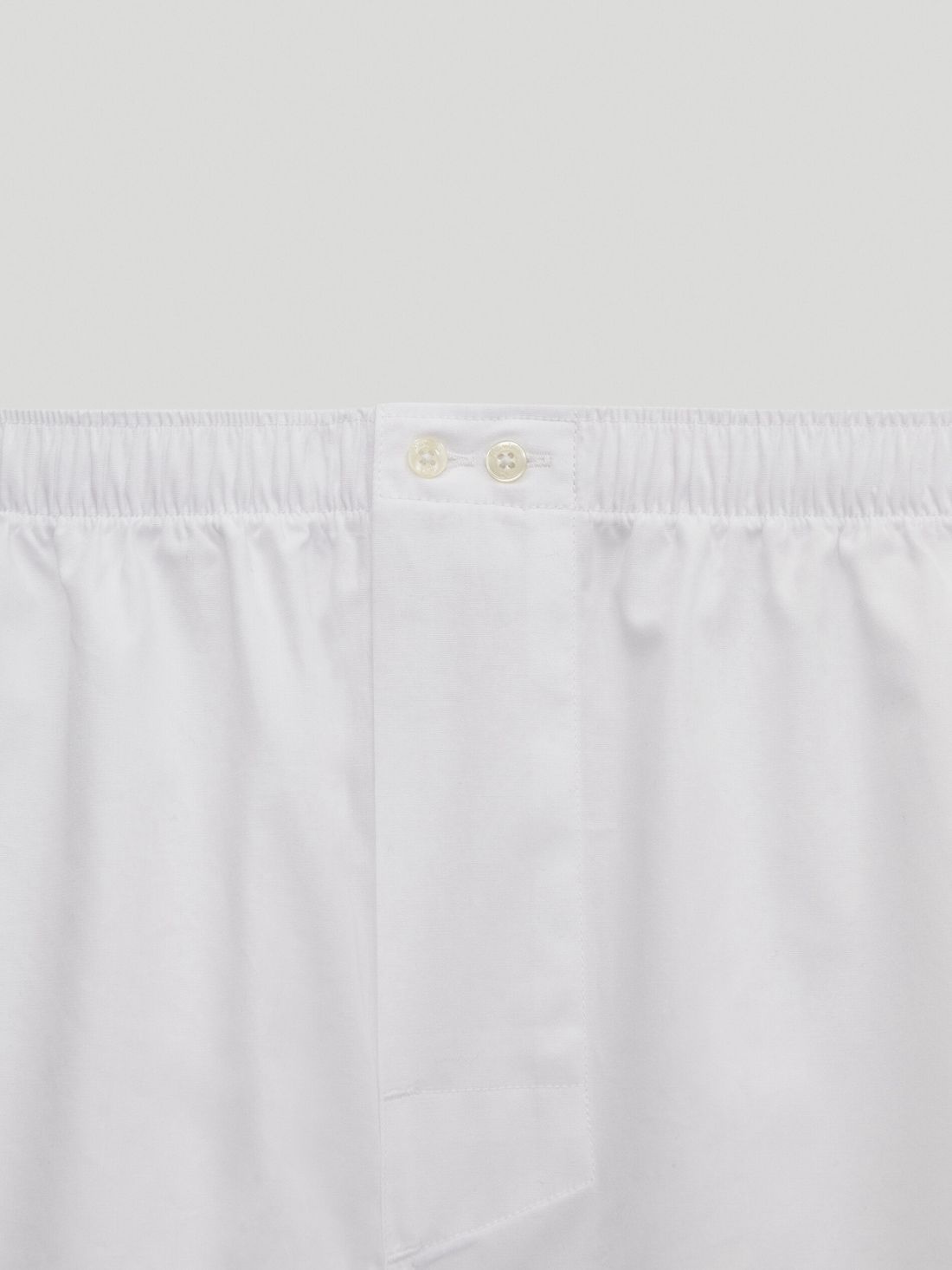 Massimo Dutti Poplin Men Underwear White | US-IS1358970