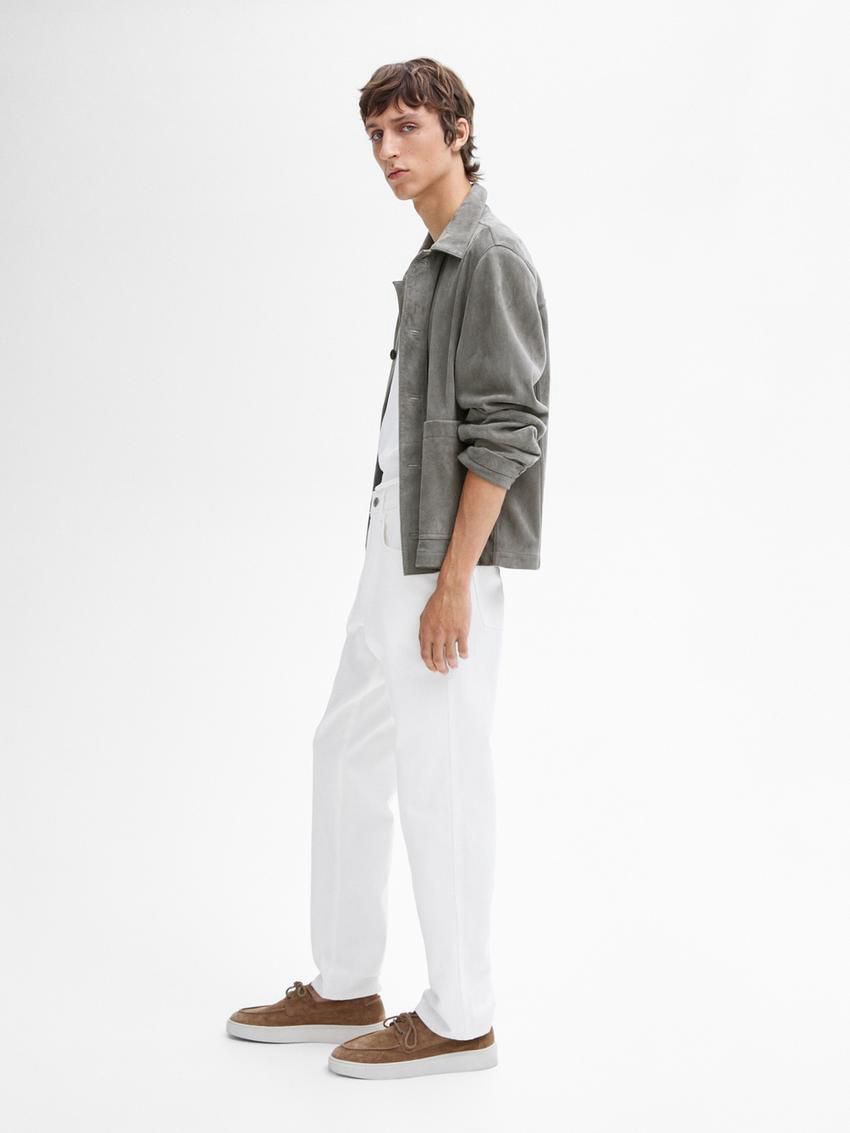 Massimo Dutti Relaxed-fit Men Jeans White | US-ZF6370145