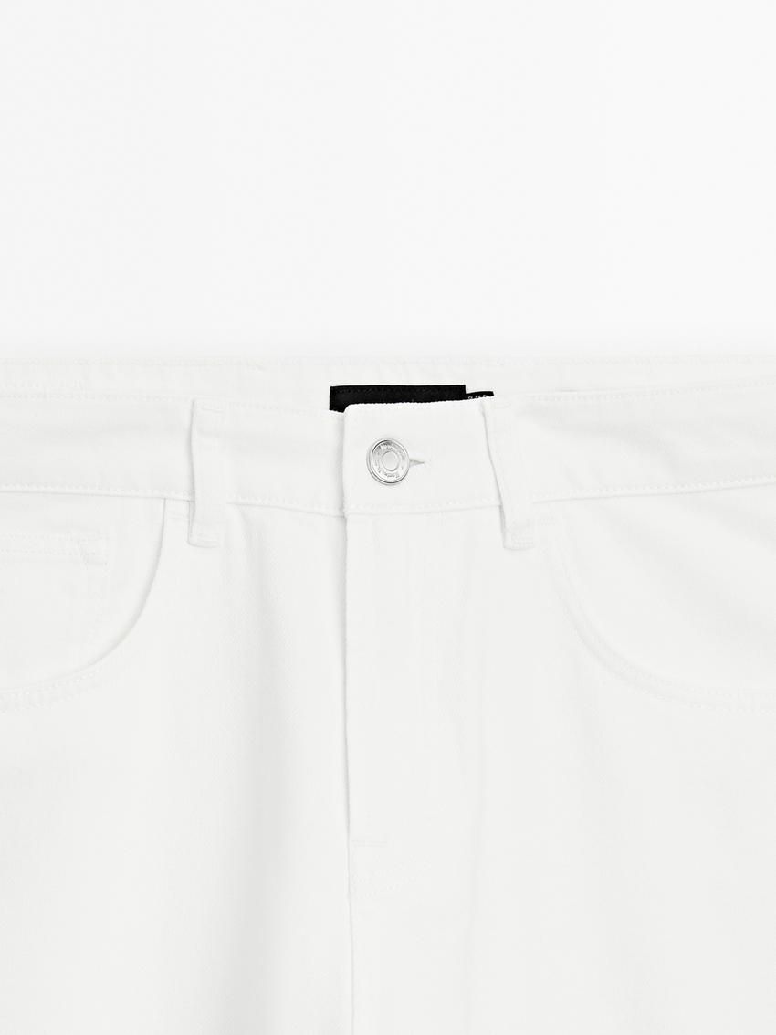 Massimo Dutti Relaxed-fit Men Jeans White | US-ZF6370145