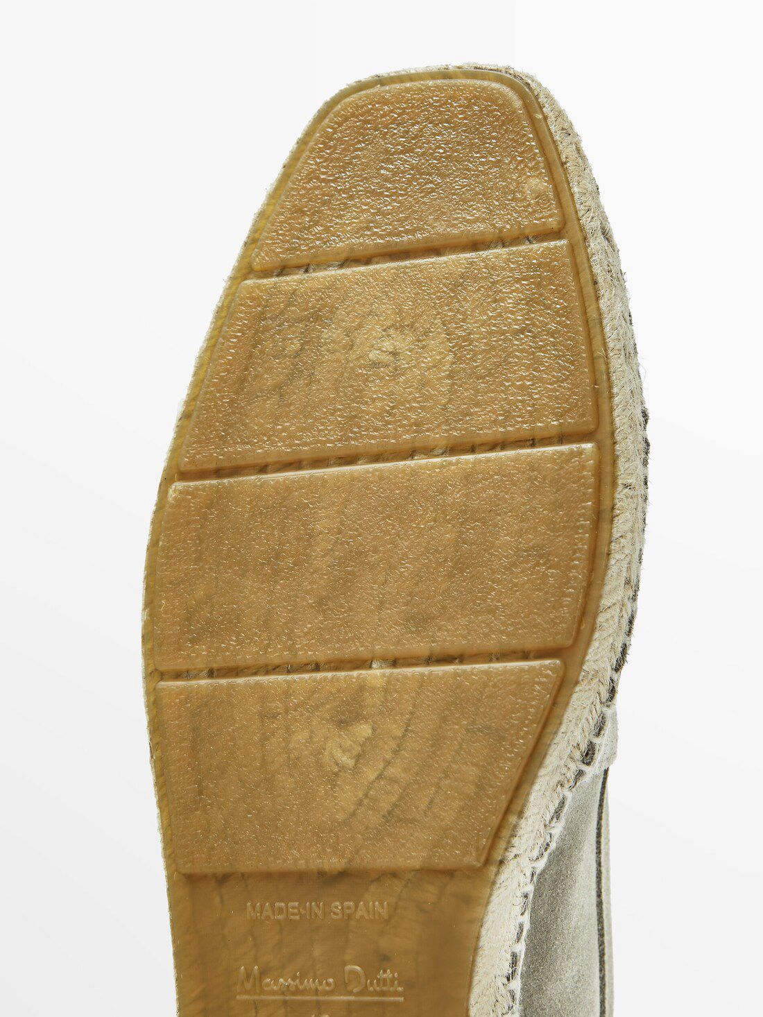 Massimo Dutti Split Suede Men Espadrilles Light Green | US-BF2317845