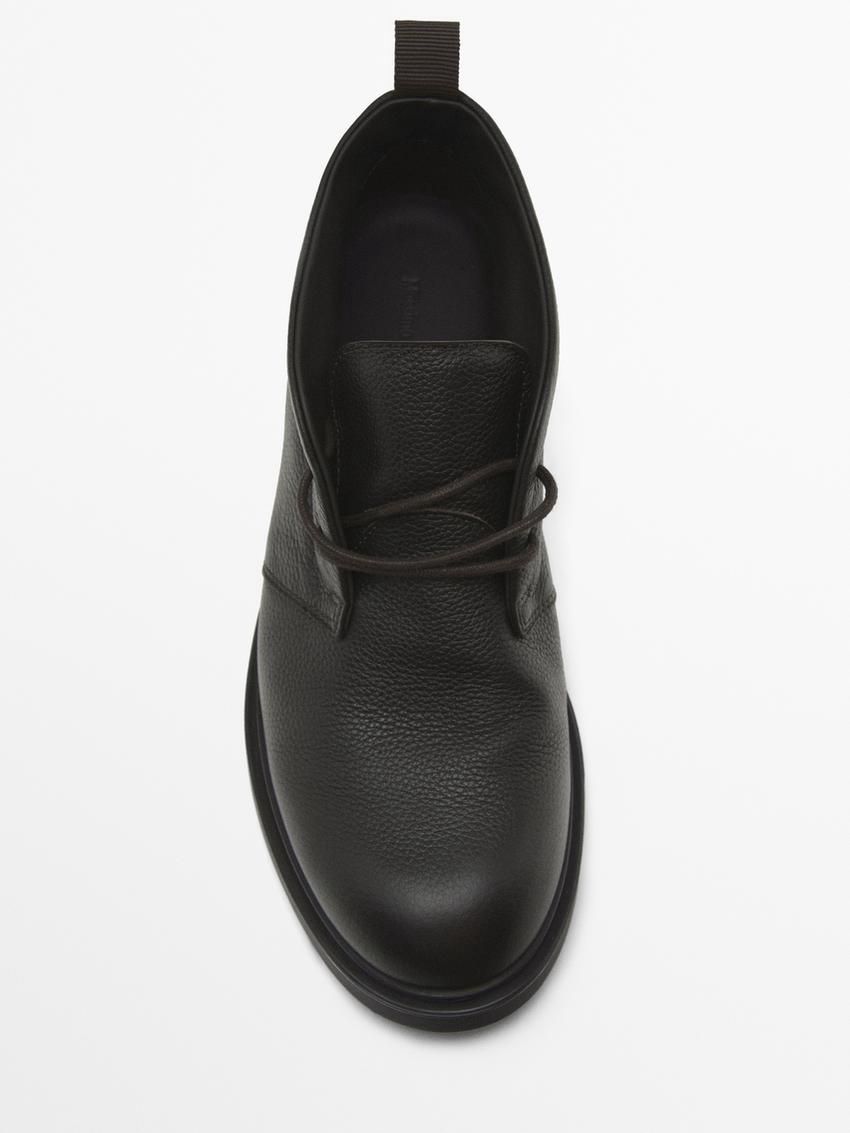 Massimo Dutti St. Moritz Ankle Men Desert Boots Dark Brown | US-SK8530267