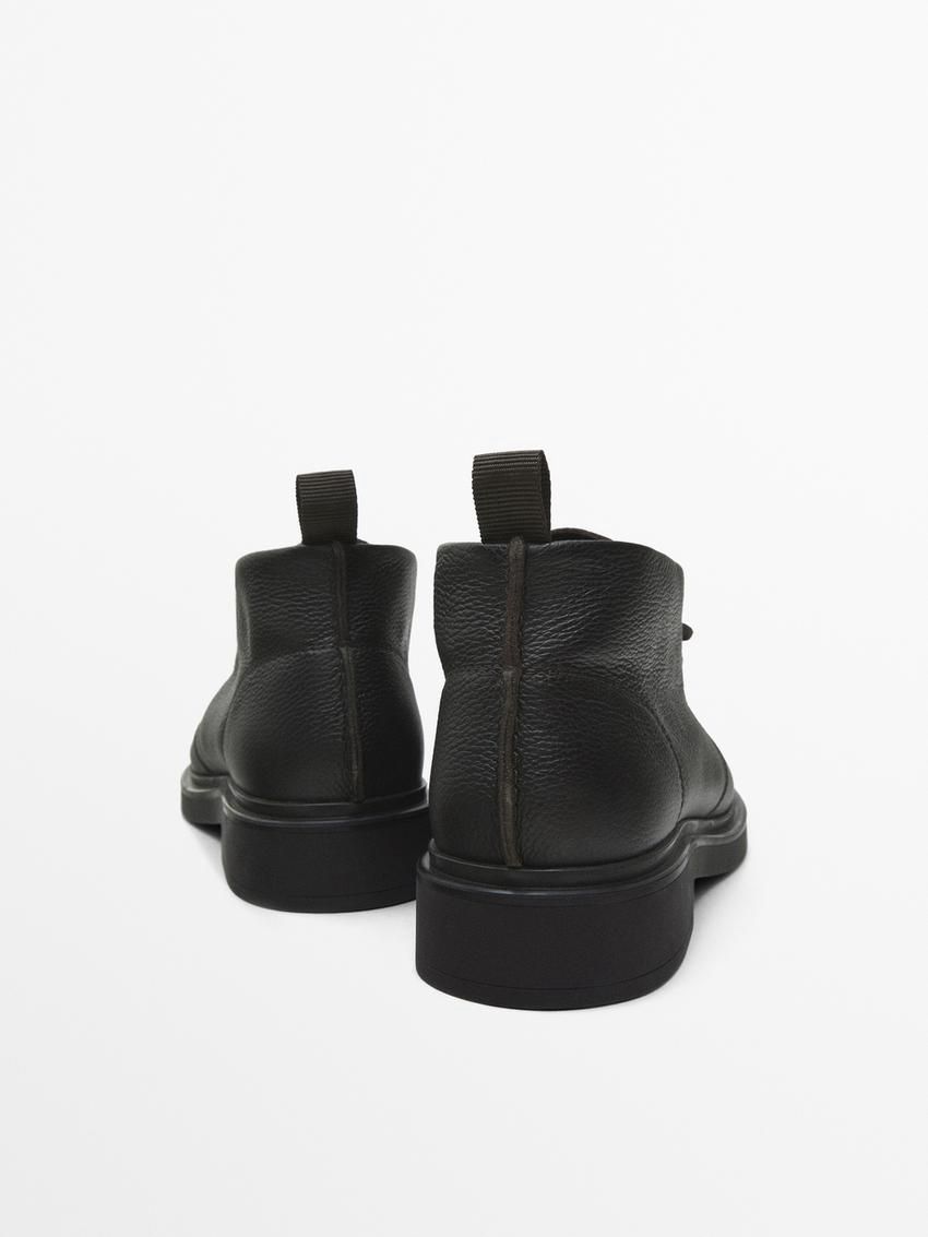 Massimo Dutti St. Moritz Ankle Men Desert Boots Dark Brown | US-SK8530267