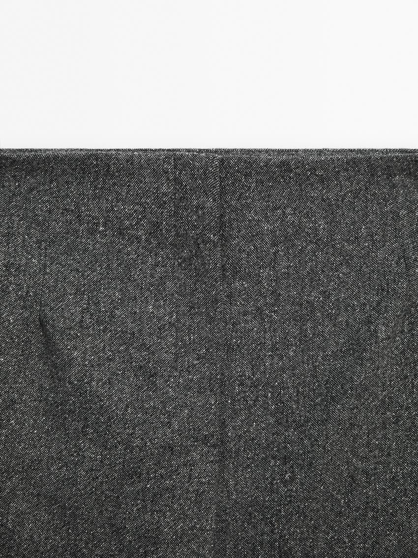 Massimo Dutti Straight-leg Knickerbocker Yarn Effect Women Trousers Grey | US-HJ2358147