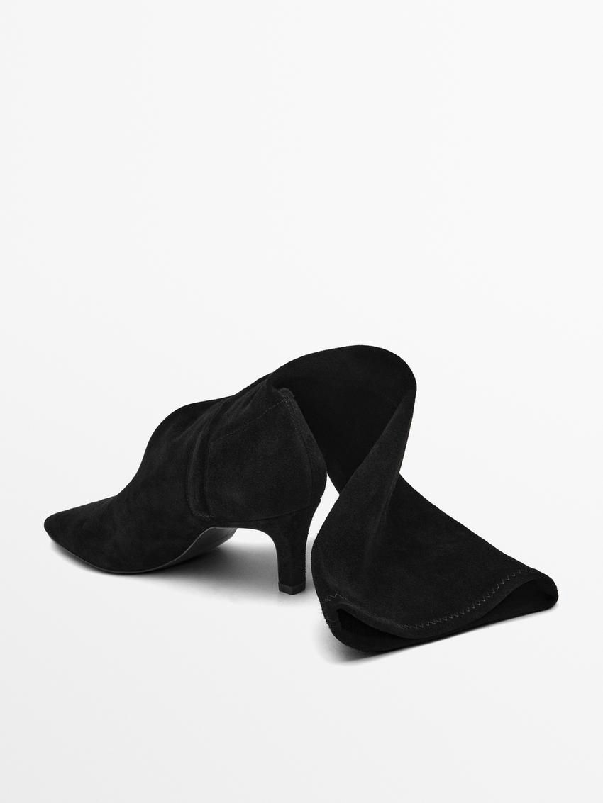 Massimo Dutti Stretch Women Knee-high Boots Black | US-BD6341987