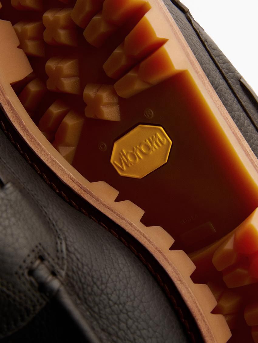 Massimo Dutti Vibram Nappa Men Boat Shoes Dark Brown | US-CH9605381