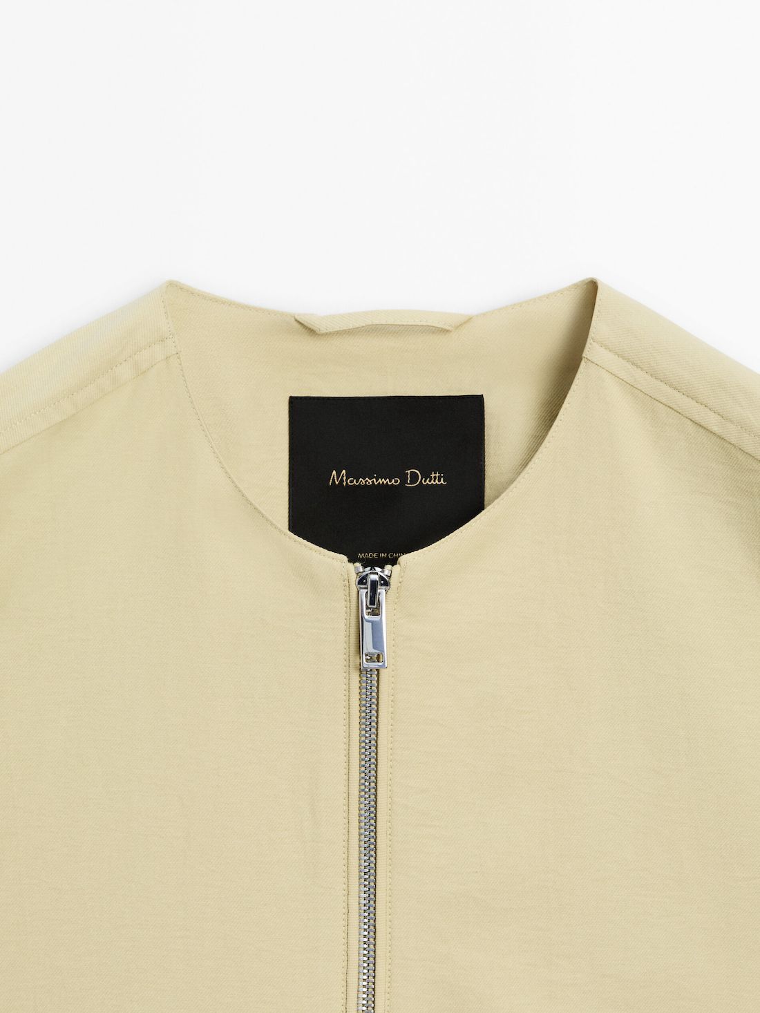 Massimo Dutti Voluminous With Snap-button Pockets Women Vest Yellow | US-NO6759318