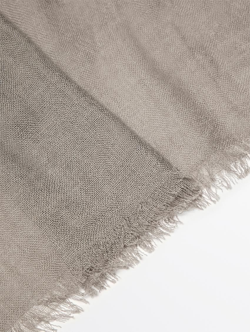 Massimo Dutti Wool Blend Women Scarf Grey | US-RK2179480