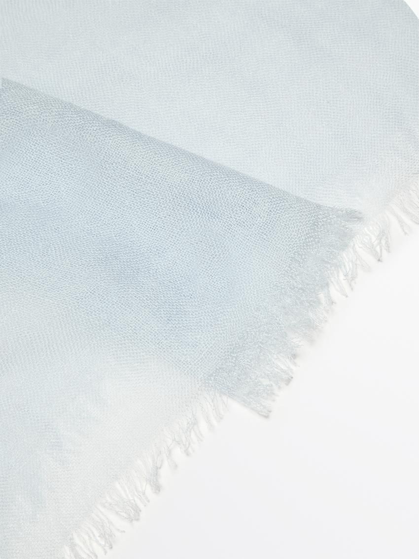 Massimo Dutti Wool Blend Women Scarf Light Blue | US-LM7369251