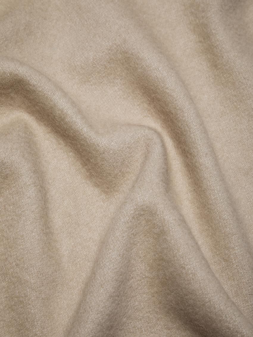 Massimo Dutti Wool Double-faced Women Scarf Cream | US-RE3196275