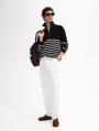 Navy / White