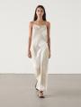 Beige / White