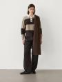 Dark Brown / Beige